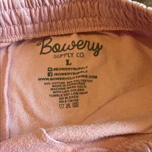 Bowery Supply Co. Pink Sweatpants